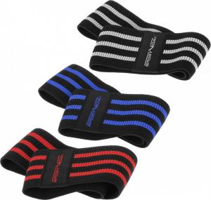 SportVida Hip Band SV-HK0366 różne poziomy oporu w zestawie wielokolorowy 3 szt. 3