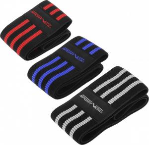 SportVida Hip Band SV-HK0366 różne poziomy oporu w zestawie wielokolorowy 3 szt. 5