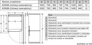 Lodówka Bosch KGN56XLEA 7