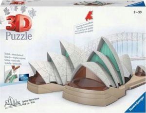 Ravensburger Puzzle 216 Elementów 3D Budynki Nocą Opera W Sydney 1