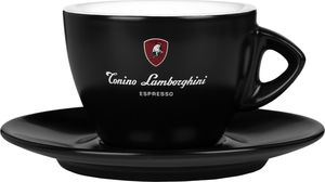 Tonino Lamborghini Filiżanka cappuccino  spodek MATOWA z logo Tonino Lamborghini BLACK 1