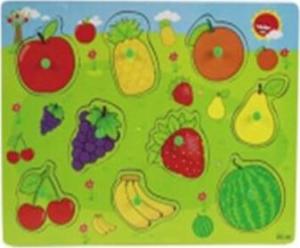 Układanka puzzle drewniane dopasuj kształty farma 3