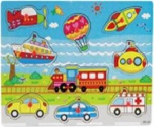 Układanka puzzle drewniane dopasuj kształty farma 4