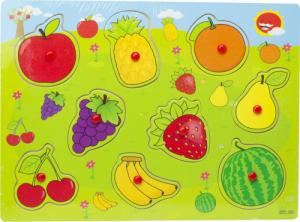 Układanka puzzle drewniane dopasuj kształty farma 7