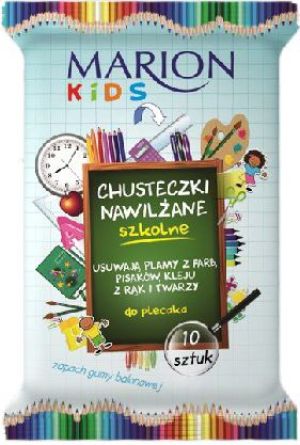 Marion Kids Chusteczki nawilżane SZKOLNE 1 op.-10szt 1