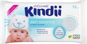 Cleanic Kindii Skin Balance Chusteczki dla niemowląt 72szt. 1