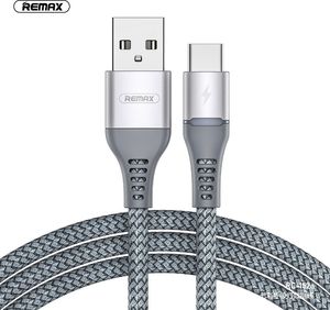 Kabel USB Remax USB-A - USB-C 1 m Szary (6972174152097) 1