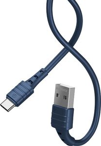 Kabel USB Remax USB-A - USB-C 1 m Niebieski (RC-179a blue) 1