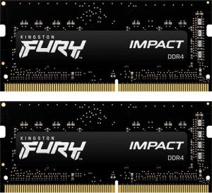 Pamięć do laptopa Kingston Fury Impact, SODIMM, DDR4, 32 GB, 2666 MHz, CL16 (KF426S16IBK2/32) 1