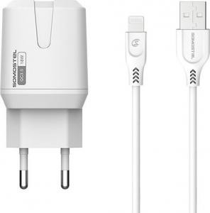 Ładowarka Somostel SMS-Q02 1x USB-A 3.1 A (SMSQ02 WHITE 18W) 3