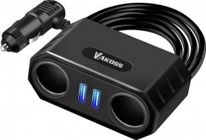 Vakoss TP-3264K Adapter 2x USB-A 2.1 A  (TP-3264K) 1