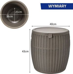 Lodówka turystyczna Costway OP70809CF 45 l 3