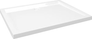 Brodzik vidaXL prostokątny 100 cm x 80 cm (148903) 2