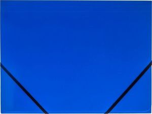 Tetis Teczka kartonowa TETIS z gumką narożna A4 niebieska Tetis 1