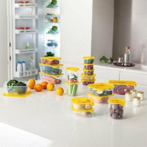 Curver Pojemnik Do Żywności Fresh Go 5l Żółty 250734.. 2