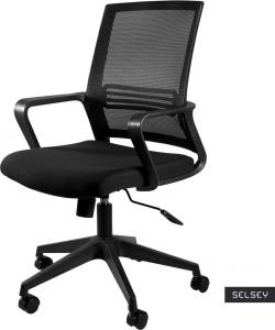 Krzesło biurowe Selsey Play Czarne 1