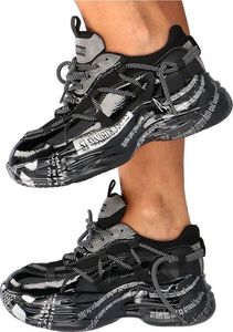 Scaviola Stylowe sneakersy damskie - SCAVIOLA B-206 CZARNE 38 13