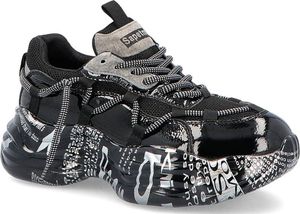 Scaviola Stylowe sneakersy damskie - SCAVIOLA B-206 CZARNE 38 2