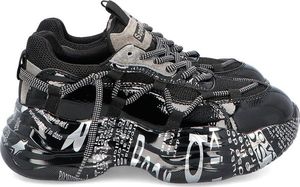 Scaviola Stylowe sneakersy damskie - SCAVIOLA B-206 CZARNE 38 5