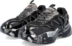 Scaviola Stylowe sneakersy damskie - SCAVIOLA B-206 CZARNE 38 6