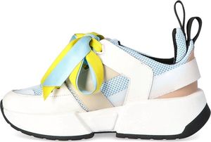 Scaviola Modne sneakersy damskie - SCAVIOLA M-59 BIAŁO NIEBIESKIE 40 4