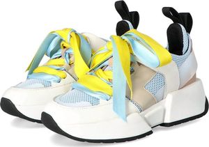 Scaviola Modne sneakersy damskie - SCAVIOLA M-59 BIAŁO NIEBIESKIE 40 6
