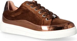 Unisan Welurowe sneakersy premium - UNISA FEIJO BRĄZOWE 39 2