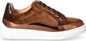 Unisan Welurowe sneakersy premium - UNISA FEIJO BRĄZOWE 39 3