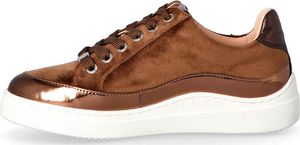 Unisan Welurowe sneakersy premium - UNISA FEIJO BRĄZOWE 39 4