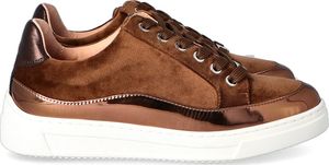 Unisan Welurowe sneakersy premium - UNISA FEIJO BRĄZOWE 39 5