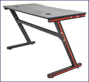 Biurko Elior Edos 2X Czarne 120 cmx60 cm 3