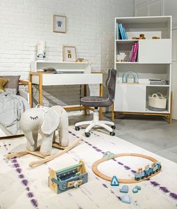 Elior Białe biurko dla dzieci i młodzieży - Benny 5X 5