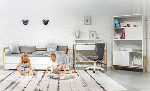 Elior Białe biurko dla dzieci i młodzieży - Benny 5X 6