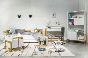 Elior Białe biurko dla dzieci i młodzieży - Benny 5X 7