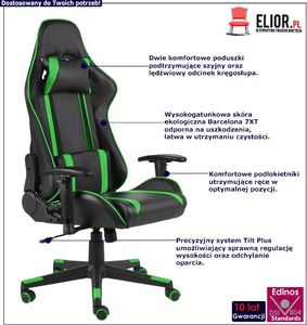 Fotel Elior Libar green 2