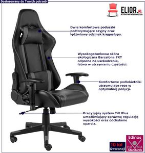 Fotel Elior Libar szary 2