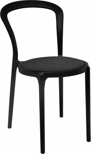 Elior Czarne krzesło do jadalni i salonu - Samora 1