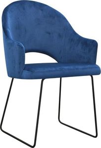 Elior Granatowy fotel tapicerowany - Jorti 3X 1