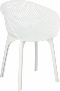 Elior Ażurowe krzesło białe - Bliss 1