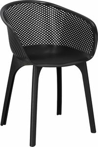 Elior Ażurowe krzesło czarne - Bliss 1