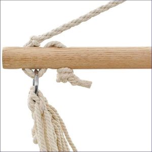 Elior Brązowa huśtawka brazylijska ogrodowa - Maya 3X 3