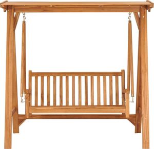 Elior Huśtawka ogrodowa z ciemnoszarą poduszką -Tifo 6