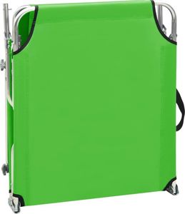 Elior Zielony leżak ogrodowy z zadaszeniem - Lorenzo 3