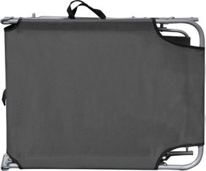 Elior Szary leżak ogrodowy z zadaszeniem - Lorenzo 3