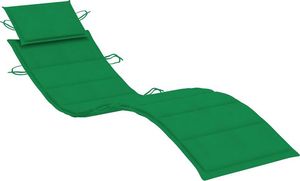 Elior Zielony leżak ogrodowy z drewna na biegunach - Afis 3X 5