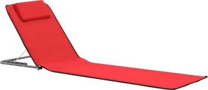 Elior Składane czerwone maty plażowe - Kawor 5