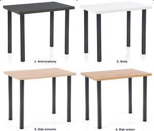 Elior Minimalistyczny stół do jadalni dąb wotan - Berso 2X 3