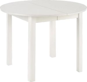 Elior Okrągły biały stół rozkładany - Ewilton 1