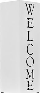 Elior Biały designerski stojak na parasole z napisem - Bones 2S 4