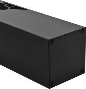 Elior Czarny prostokątny stojak na parasole - Taso 2S 3